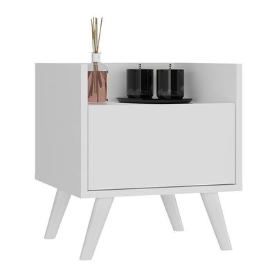 Gabinete Armário Banheiro 40cm+Pés Retrô Mp5037 Branco