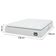 Cama Box Baú Colchão Casal Espuma D45 Lazio Pillow Top 138x188x70cm Branco-Bege Hellen Suporta até 120kg por Pessoa