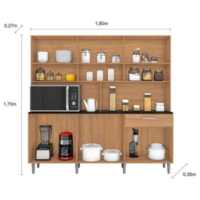 Kit De Cozinha Clara Carvalho Branco - Poliman