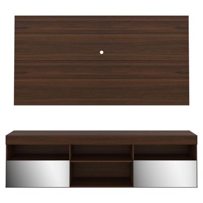 Painel Tv até 65" com Rack Suspenso Espelho Multimóveis
