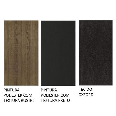 Conjunto Sala Jantar Mesa Vidro 6 Cadeiras Rustic