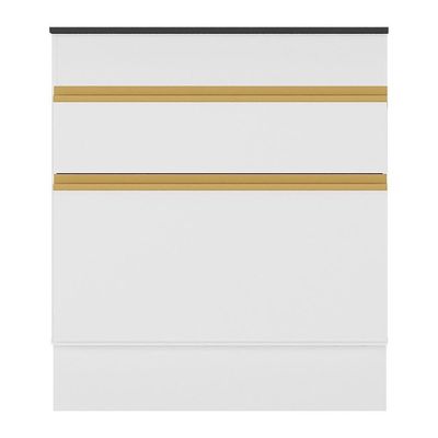 Balcão Cozinha para Cooktop 70cm 1 Porta Multimóveis Branco