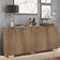 Aparador Buffet 4 Portas com Pés Quadrados Rustic/branco