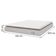Colchão King Molas Ensacadas City Pillow Top 193x203x23cm Branco / Bege Branco/bg