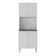 Paneleiro 63cm 4 Portas Para Micro-ondas Xangai Multimóveis Mp2245 Branco Branco