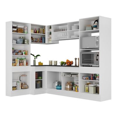 Armário De Cozinha Completa De Canto Branco
