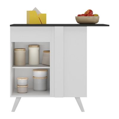 Balcão Cozinha De Canto 1 Porta Veneza Mp3743.891 Branco