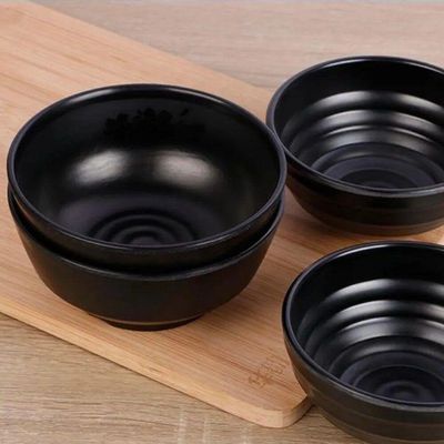 Bowl Tóquio Melamina Preto 13×6,5cm Lyor