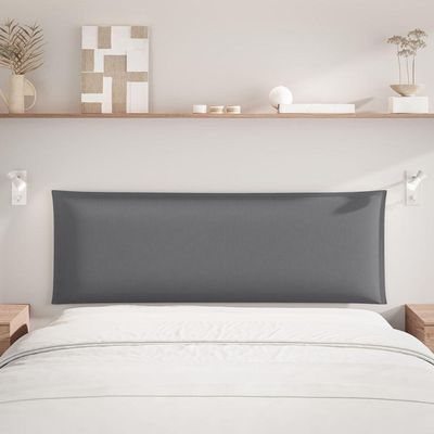Painel Cabeceira De Parede Perro Veludo Kit Montagem Incluso cinza