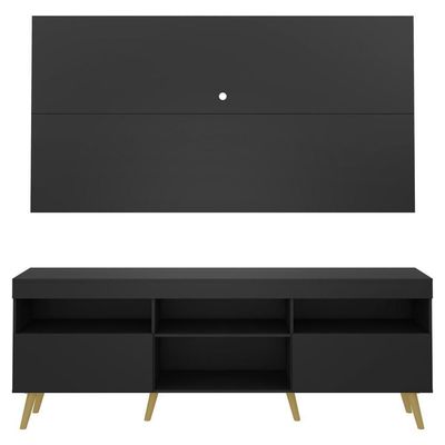 Rack Com Painel Tv 65" Retrô Flórida Multimóveis V3133