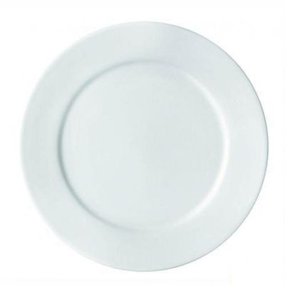 Kit 25 Pratos Sobremesa Porcelana 18,5 Cm Bar Hotel Germer