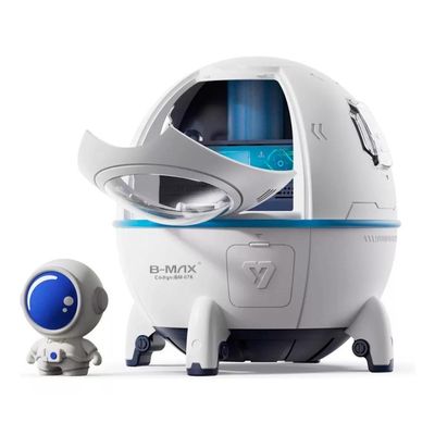Umidificador Difusor De Ar Astronauta Nave Espacial Com Led Usb