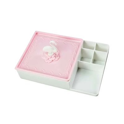 Organizador Multiuso Jacki Design Flamingo Branco e Rosa
