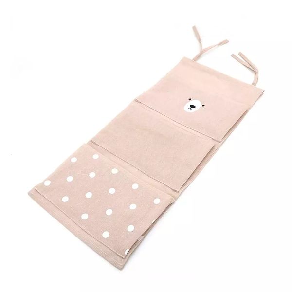Organizador Suspenso Le Baby com Três Bolsos Rosa