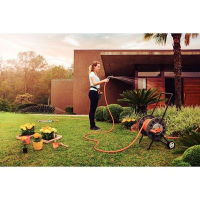Mangueira 1-2" Tramontina Laranja Em Pvc 3 Camadas 200 M
