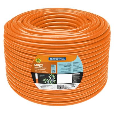 Mangueira 1-2" Tramontina Laranja Em Pvc 3 Camadas 200 M