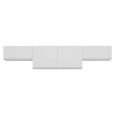 Kit 3 Armários De Cozinha Aéreos 4 Portas Veneza Multimóveis Mp2151 Branco Branco