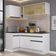 Armário De Cozinha Compacta De Canto Mp2091.964 Branco/Preto