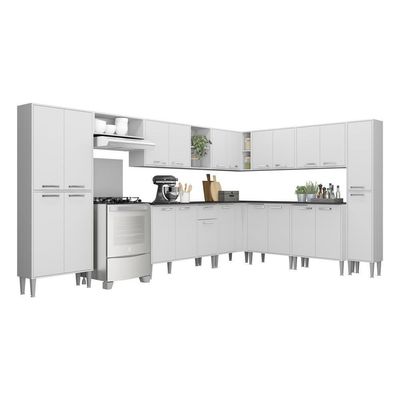 Armário De Cozinha Completa 11 Peças Xangai Pop Multimóveis