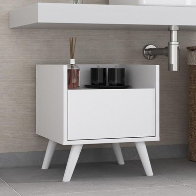 Gabinete Armário Banheiro 40Cm Multimóveis V5037 Branco