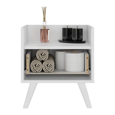 Gabinete Armário Banheiro 40Cm Multimóveis V5037 Branco