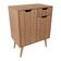Gabinete Banheiro 60cm 2 Portas E 1 Gaveta Retrô Multimóveis Cr10118 Amêndoa Amêndoa