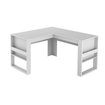 Mesa Escritório De Canto Multimóveis Cr25042 Branca