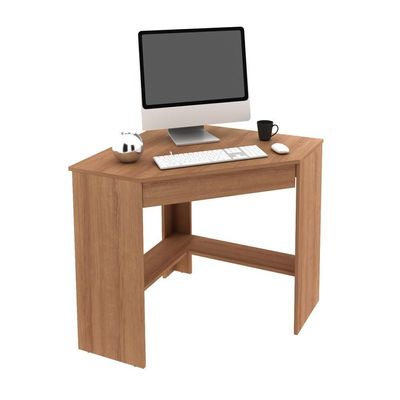 Escrivaninha/Mesa Escritório De Canto Cr25064 Amendoa