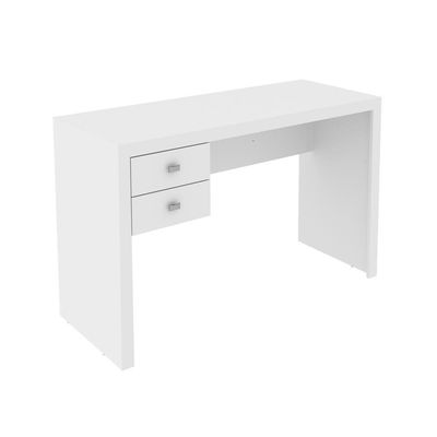 Escrivaninha Com 2 Gavetas Multimóveis Vcr25030 Branco
