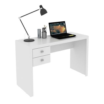 Escrivaninha Com 2 Gavetas Multimóveis Vcr25030 Branco