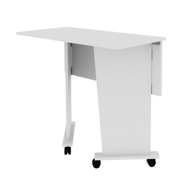 Escrivaninha Com Rodízios Multimóveis Vcr25025 Branco Branco