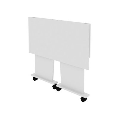 Escrivaninha Com Rodízios Multimóveis Vcr25025 Branco Branco