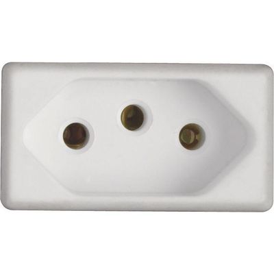 Kit 4 Modulo Tomada 2p T Tramontina 20 A 250 V Branco