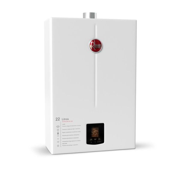 Aquecedor 22 litros digital EF Bivolt GLP Rheem