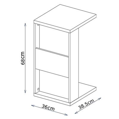 Mesa De Apoio Para Notebook E Sofá Branco Book Líder Design