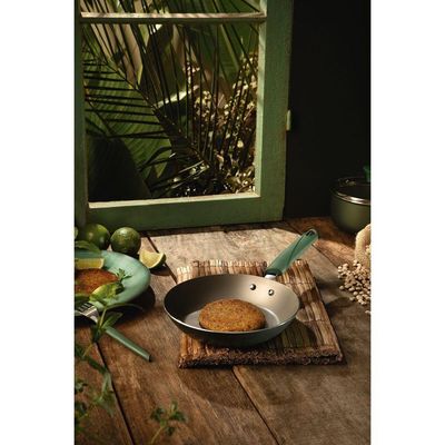 Frigideira Tramontina Lyf Em Alumínio Com Revestimento Em Antiaderente Starflon Max Verde 28 Cm