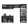 Armário De Cozinha Compacta 4 Peças Mp3692.898 Veneza Preto