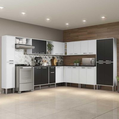 Cozinha Completa com Armário e Balcão Xangai Pop Multimóveis