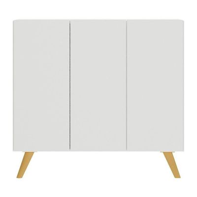 Gabinete Banheiro 3 Portas Retrô 90Cm Multimóveis V5030