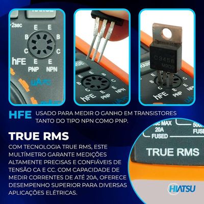 Multímetro Digital Capacímetro Premium Mth-99 - Hiatsu