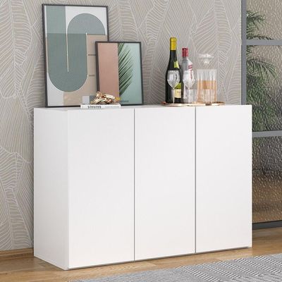 Aparador Buffet 3 Portas Multimóveis V1007 Branco