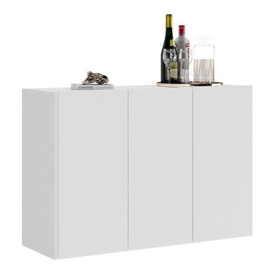 Aparador Buffet 3 Portas Multimóveis V1007 Branco