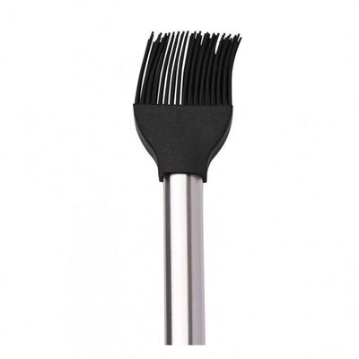 Pincel Culinario Preto Com Cabo Em Inox - Mimo Style