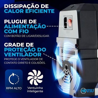 Bomba De Vácuo Inteligente 10,5 Cfm Duplo Estágio Bivolt - Hiatsu único