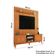 Rack Bancada King Com Painel Para Tv Até 75 Polegadas Egeo Cedro Ripado Impressão 3d Edn Cedro