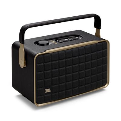 Caixa de Som Portátil JBL Authentics 300 com Alça, Bluetooth e Wi-Fi 100W RMS Preto / Bivolt