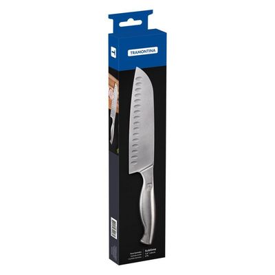 Faca Santoku Tramontina Sublime Em Aço Inox 7,5 Polegada