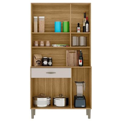 Kit Cozinha 6 Portas Apolo Freijó Soft - Kits Paraná