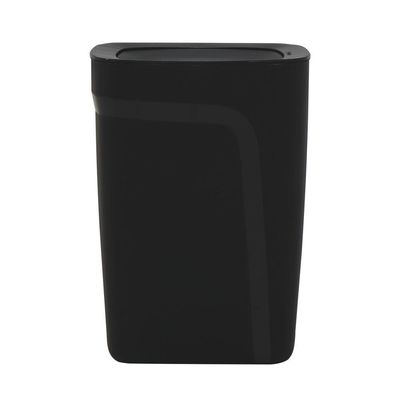 Lixeira Tramontina Compact Em Polipropileno Preto Com Tampa Basculante 10,5 L