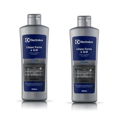 Kit Limpa Forno e Grill Electrolux Ação Desengordurante 2 unidades Não se aplica